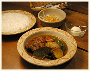 チキンと野菜のカレー